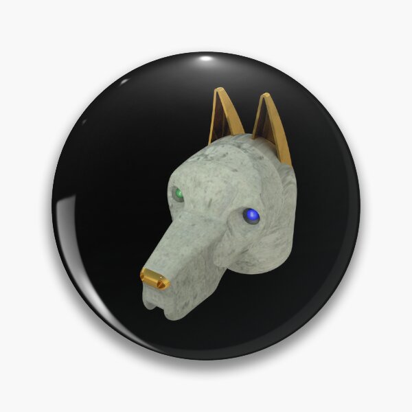 Item preview, Grey Stone Dog Green and Blue Eyes designed and sold by Dog-Planet.