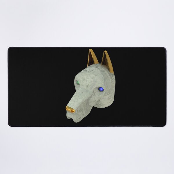 Item preview, Grey Stone Dog Green and Blue Eyes designed and sold by Dog-Planet.