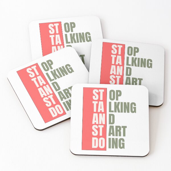 Item preview, Unisex DS Apparel - 'Stop talking and start doing' Custom modern Design designed and sold by Designer-Haven.