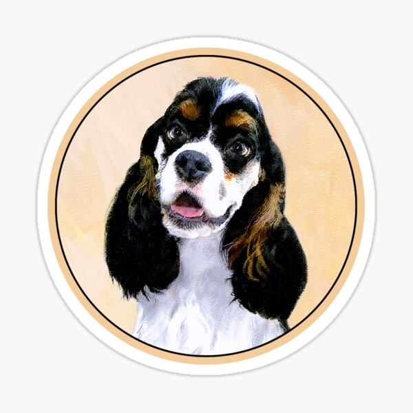 Cocker Spaniel (Parti-Colored) Sticker