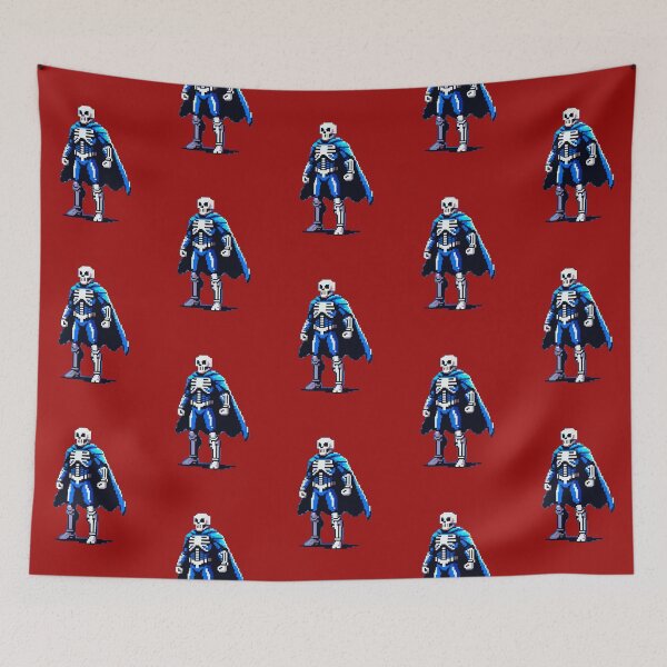 Item preview, Superhero Skeleton: Cape and Mask Heroic Pose designed and sold by Ronny-Owiso.