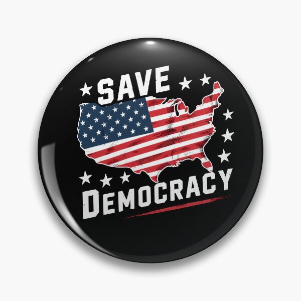 Item preview, Save Democracy - Patriotic American Flag Design Advocating for Democratic Values and Civic Duty designed and sold by FEBRICAST.