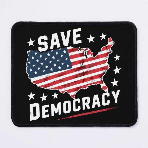 Item preview, Save Democracy - Patriotic American Flag Design Advocating for Democratic Values and Civic Duty designed and sold by FEBRICAST.