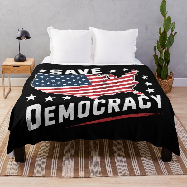 Item preview, Save Democracy - Patriotic American Flag Design Advocating for Democratic Values and Civic Duty designed and sold by FEBRICAST.