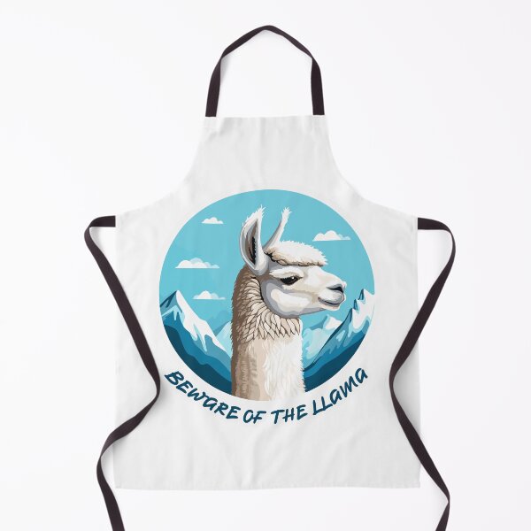 Item preview, Beware of the Llama illustration designed and sold by Jane-Zay.