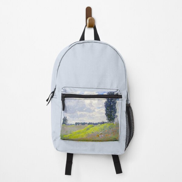 Item preview, Walk in the Meadows at Argenteuil Poppy Field Claude Monet painting designed and sold by ArtUnova.