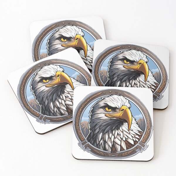 Item preview, Eagle Head Circle and Feathers V2 designed and sold by Salimgor Hangaround Music.