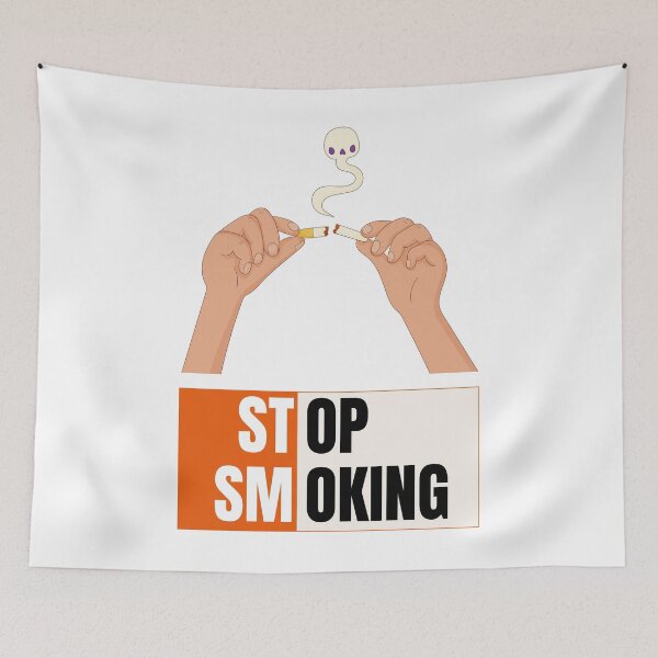 Item preview, Unisex trendy Apparel - 'Stop Smoking' Custom modern Design designed and sold by Designer-Haven.