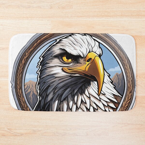 Item preview, Eagle Head Circle and Feathers V2 designed and sold by Salimgor Hangaround Music.