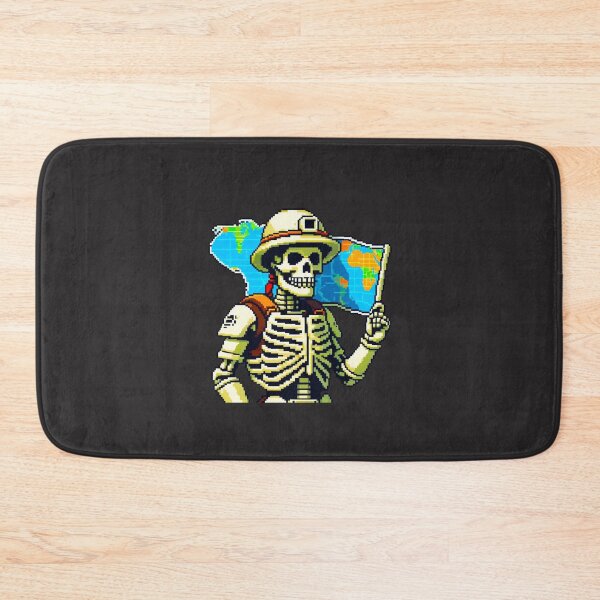 Item preview, Explorer Skeleton: Pith Helmet and Map Adventure designed and sold by Ronny-Owiso.