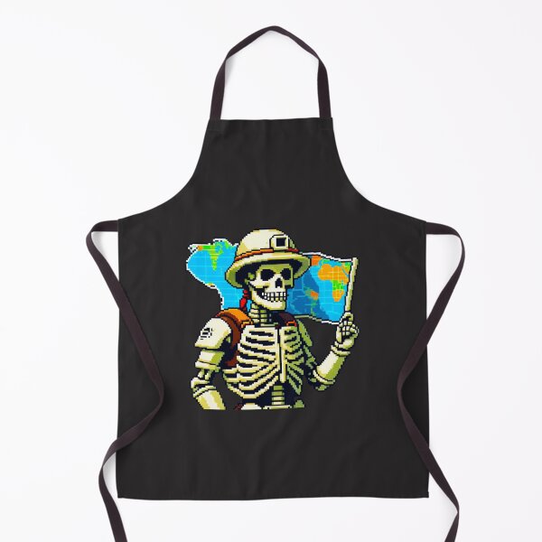 Item preview, Explorer Skeleton: Pith Helmet and Map Adventure designed and sold by Ronny-Owiso.