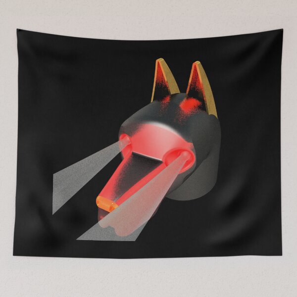 Item preview, Black and Red Dog 2 Flashlight Eyes designed and sold by Dog-Planet.