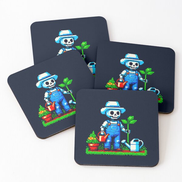 Item preview, Gardener Skeleton: Overalls and Watering Can Fun designed and sold by Ronny-Owiso.