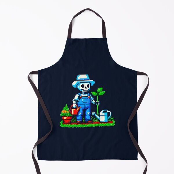 Item preview, Gardener Skeleton: Overalls and Watering Can Fun designed and sold by Ronny-Owiso.