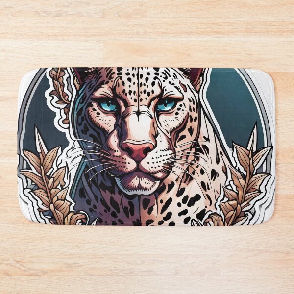 Item preview, Leopard with flowers and ornaments designed and sold by Salimgor Hangaround Music.