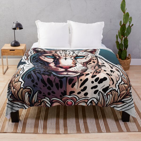 Item preview, Leopard with flowers and ornaments designed and sold by Salimgor Hangaround Music.
