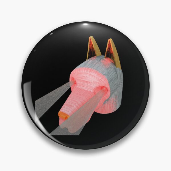 Item preview, Grey and Red Dog Flashlight Eyes designed and sold by Dog-Planet.