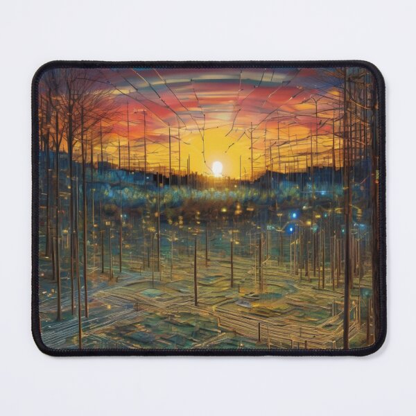 Item preview, "Digital Horizon: A Technological Journey into the Sunset" designed and sold by Artisticanvas.