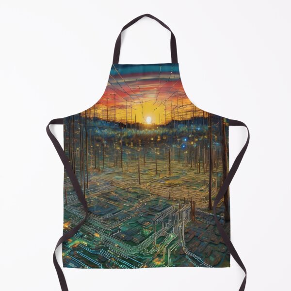 Item preview, "Digital Horizon: A Technological Journey into the Sunset" designed and sold by Artisticanvas.