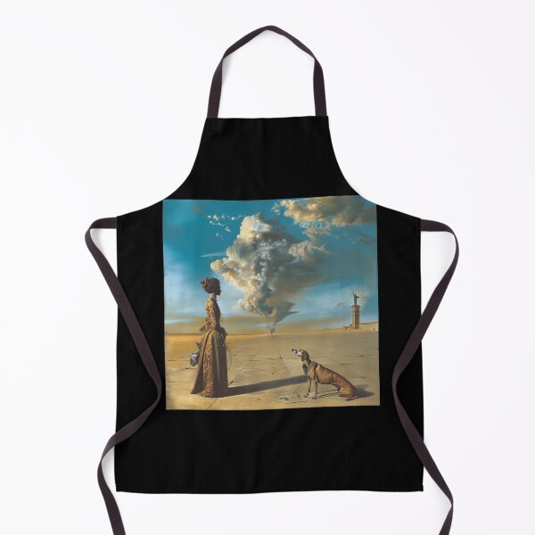 Item preview, Surreal Vision of a Lady and Her Dog in a Dreamscape designed and sold by Teeverva Studio.