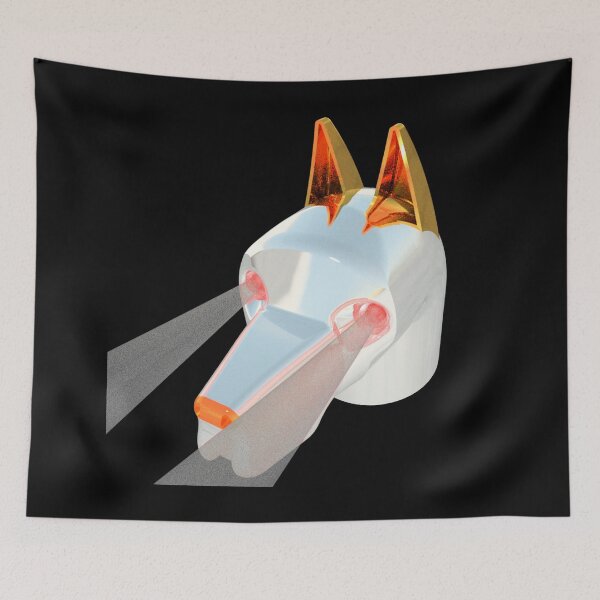 Item preview, Silver Dog Flashlight Eyes designed and sold by Dog-Planet.