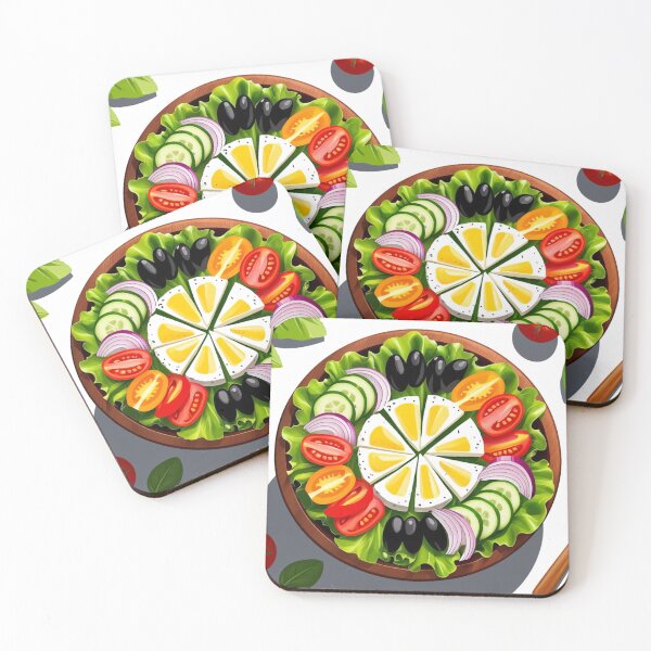 Item preview, An illustration of a salad with a variety of colorful vegetables.  designed and sold by Nataliya Kretsu.