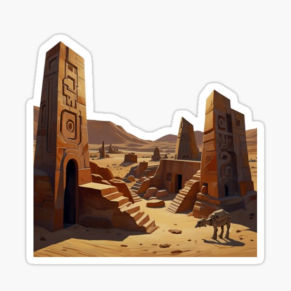 Vista previa del artículo con la obra «Visita Tatooine», diseñado y vendido por alex-yars.