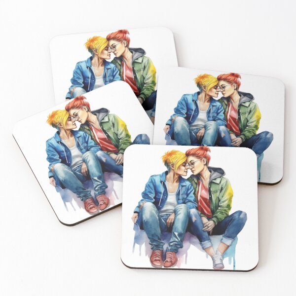 Item preview, LGBT Pride Lesbian Couple designed and sold by GiraffeCreative.