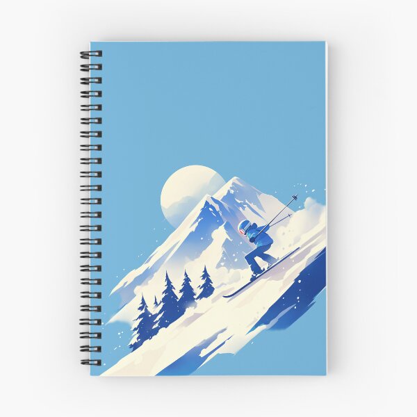 Item preview, Cute Skier on Snowy Mountain designed and sold by Windy-market.