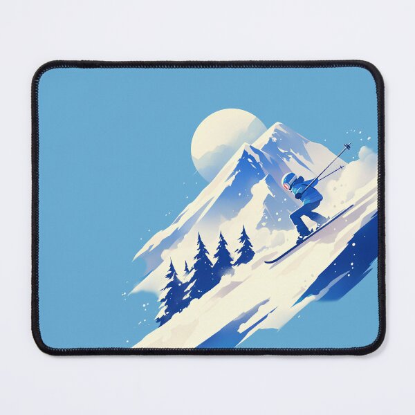 Item preview, Cute Skier on Snowy Mountain designed and sold by Windy-market.