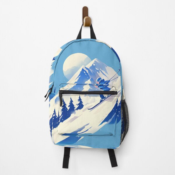 Item preview, Cute Skier on Snowy Mountain designed and sold by Windy-market.