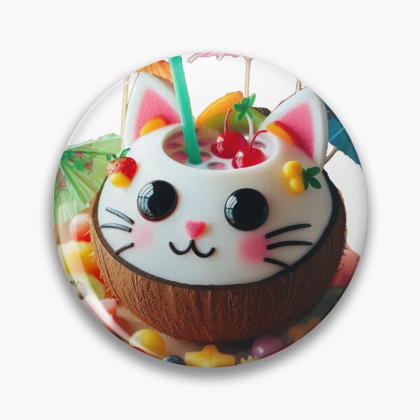 Item preview, Colorful Cat Face Latte designed and sold by Sadia  Jannat.