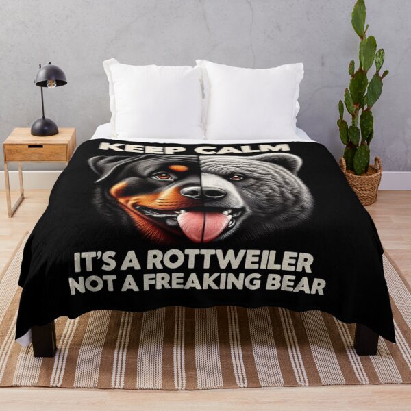 Item preview, Keep Calm It's A Rottweiler Not a Freaking Bear designed and sold by 123ks.