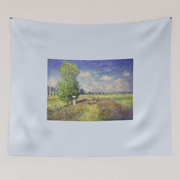 Item preview, The Summer Poppy Field Claude Monet painting designed and sold by ArtUnova.