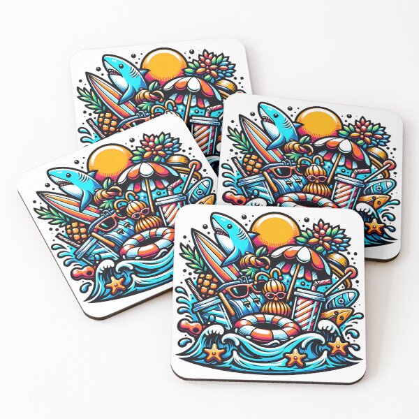 Item preview, Vacation Mode: A Surreal Collage of Unforgettable Experiences designed and sold by 0penvimark.