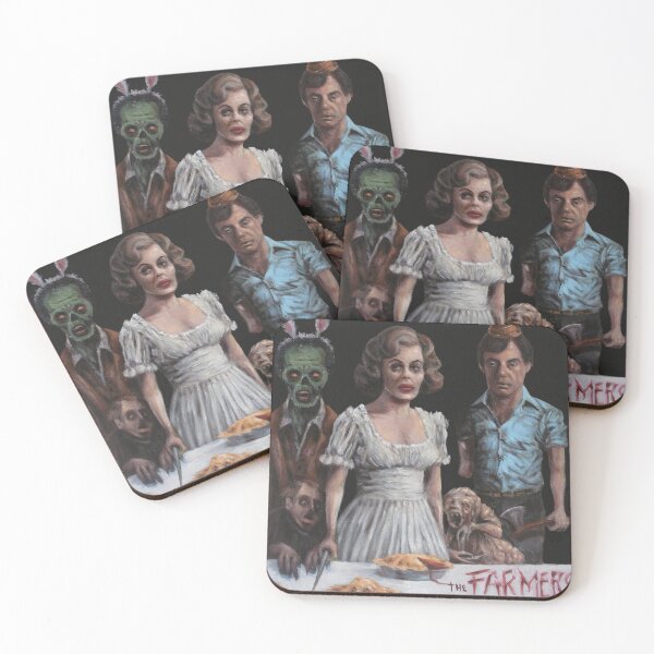 Item preview, Farmers Market: You will eat it and you will like it | Vintage Horror Movie Poster Art | Original Hand Painted Zombie Family | Monster Art designed and sold by Tyler Tilley.