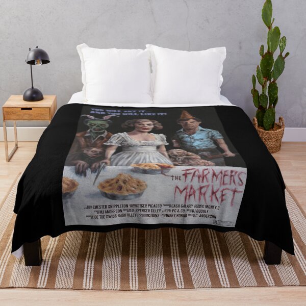 Item preview, Farmers Market: You will eat it and you will like it | Vintage Horror Movie Poster Art | Original Hand Painted Zombie Family | Monster Art designed and sold by Tyler Tilley.