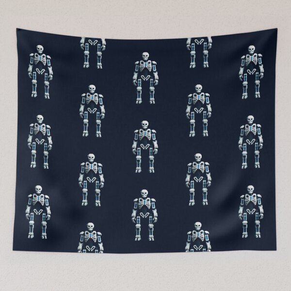 Item preview, Robot Skeleton: Cybernetic Fusion Pixel Art designed and sold by Ronny-Owiso.