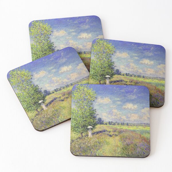 Item preview, The Summer Poppy Field Claude Monet painting designed and sold by ArtUnova.