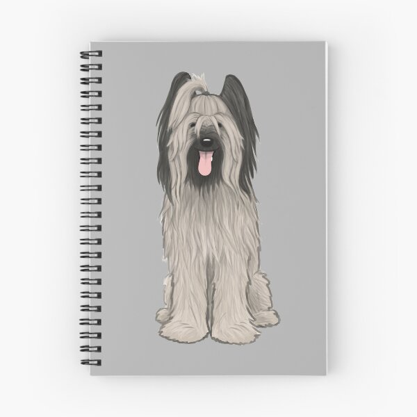 Artikelvorschau, Niedlicher Briard Cartoon-Hund entworfen und verkauft von Jenn Inashvili.