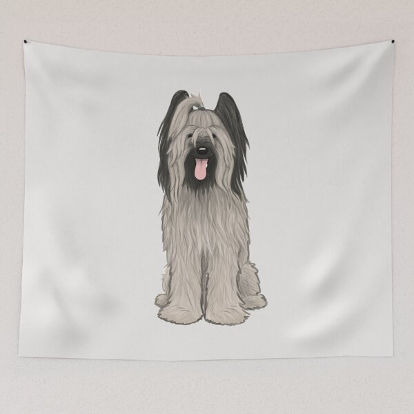 Item preview, Cute Briard Cartoon Dog designed and sold by Jenn Inashvili.