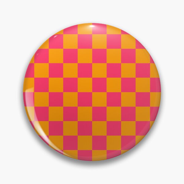 Item preview, Orange Pink Checker Pattern Design designed and sold by PatternTitan.