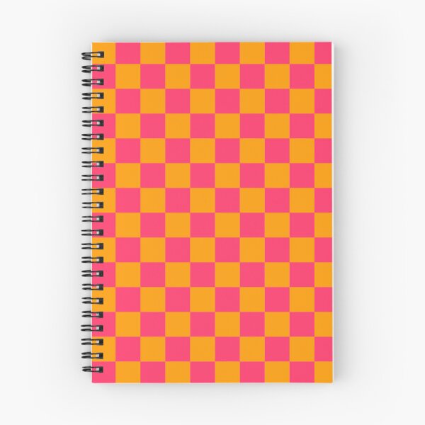 Item preview, Orange Pink Checker Pattern Design designed and sold by PatternTitan.