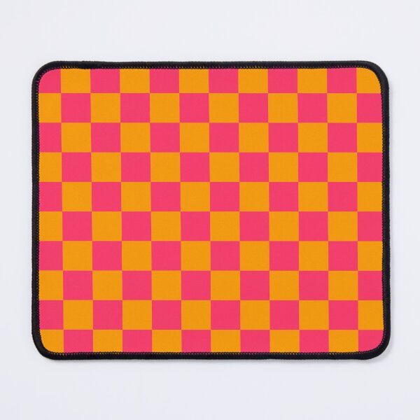 Item preview, Orange Pink Checker Pattern Design designed and sold by PatternTitan.
