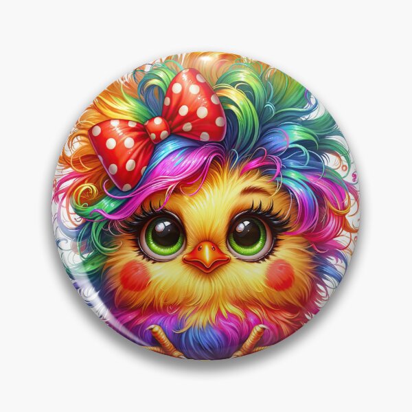 Item preview, A happy hippy little chicken, fantasy birds designed and sold by LoneAngel.