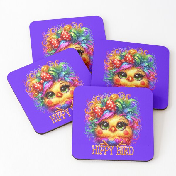 Item preview, A happy hippy little chicken, fantasy birds designed and sold by LoneAngel.