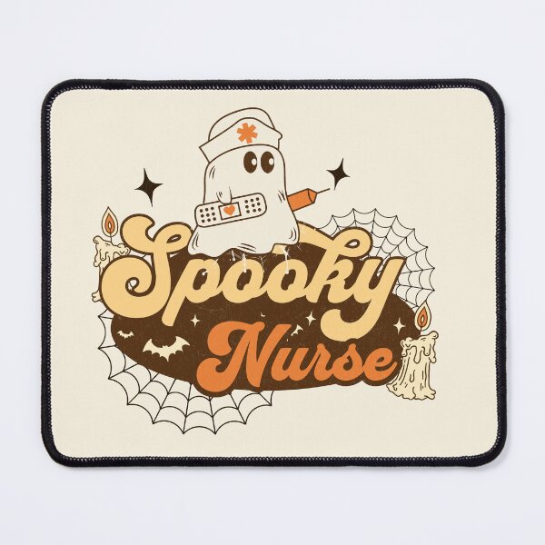 Item preview, Spooky Nurse Halloween Design, Cute Halloween Ghost Nurse designed and sold by CrazyInk23.