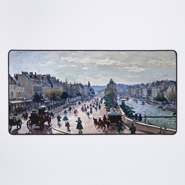 Aperçu de l'œuvre Le Pont Neuf - Le plus vieux pont et la vie fluviale  créée et vendue par artdesignsnow.