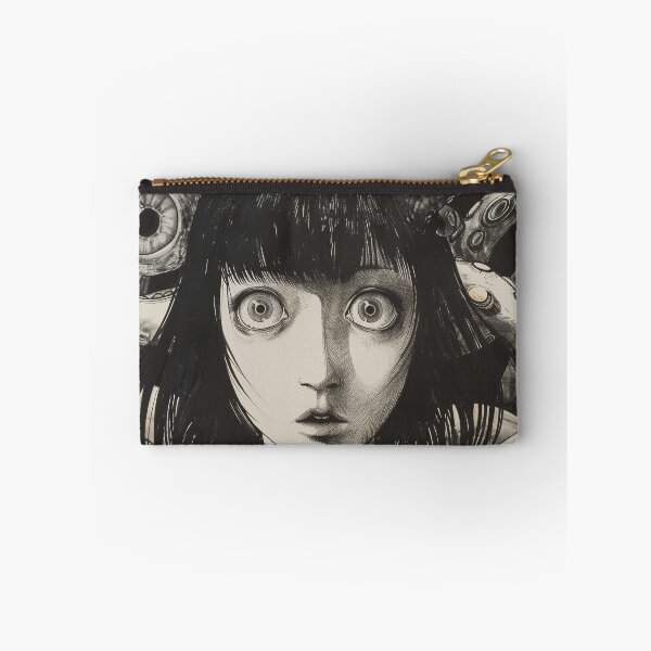 Item preview, cosmic encounter - black and white horror manga anime girl designed and sold by ForsakenFrames.
