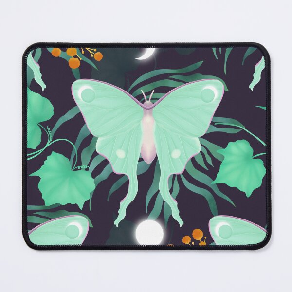 Item preview, Lunar moth pattern designed and sold by turtlesandroses.